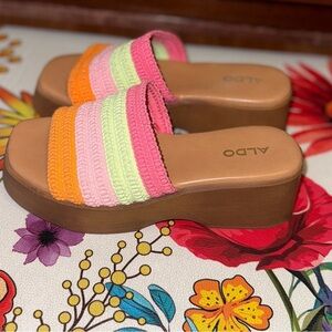 Women’s ALDO Yassu Slip-on Platform Sandals - NWOT